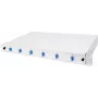 HELOS Glasfaser 19-Zoll Breakout-Box mit 6x LC Duplex, Single Mode
