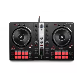 Hercules DJ Essentials Kit mit DJControl Inpulse 200, DJMonitor 32 Lautsprechern und HDP DJ45 Kopfhörern