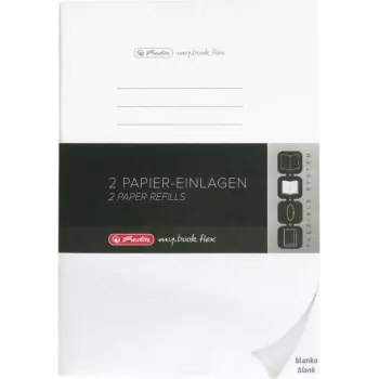 Herlitz 50034130 A5 Notizbuch 80 Blatt Weiß