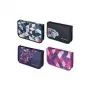Herlitz be.bag Polyester Federmäppchen für die Schule, 25-teiliges Set, 2 Klappen, 203 x 140 x 35 mm, Schwarz 11438496