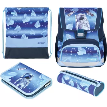 Herlitz Loop Plus Cosmic Explorer Schulranzen-Set