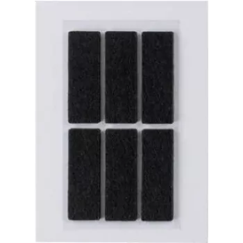 HERMA 15187 Selbstklebende rechteckige Etiketten Schwarz 100 x 150 mm, 6er-Pack
