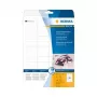 HERMA Sicherheitsetiketten Weiß 45,7x21,2 mm Folie 1200 Stück