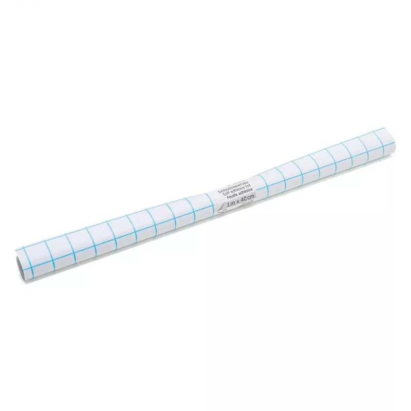 HERMA Selbstklebende Buchschutzfolie, Transparent Glänzend PP, 400 mm x 1 m, Rasterlinien 7001