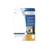 HERMA Spezial Hochglanz Transparent A4 Selbstklebende Polyesterfolien-Etiketten, 25 Blatt