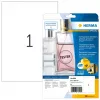 HERMA Spezial Hochglanz Transparent A4 Selbstklebende Polyesterfolien-Etiketten, 25 Blatt