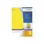 HERMA SuperPrint Aktenordner-Etiketten Gelb 61 x 192 mm 400 Etiketten (100 Blatt x 4) 4296