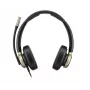 Hewlett Packard Poly Mission 820 Stereo USB Kabelgebundenes Headset mit Geräuschunterdrückendem Bügelmikrofon - Schwarz