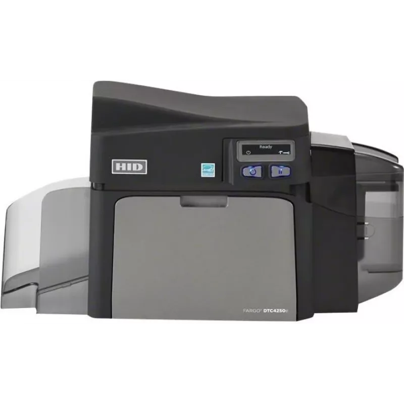 HID Fargo DTC4250e Einseitiger Plastikkartendrucker mit Thermosublimation, CR-80, USB & Ethernet