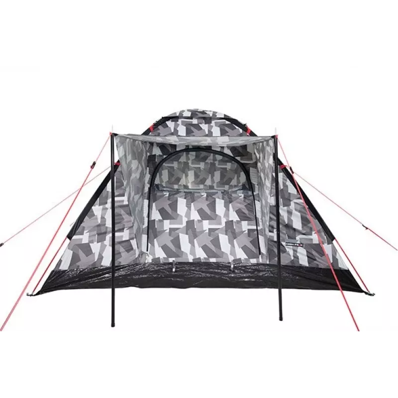 High Peak Beaver 3 Camouflage Kuppelzelt - 3 Personen, wasserdicht 2000mm, Fiberglasstangen