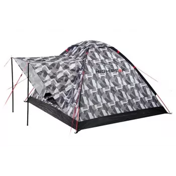 High Peak Beaver 3 Camouflage Kuppelzelt - 3 Personen, wasserdicht 2000mm, Fiberglasstangen