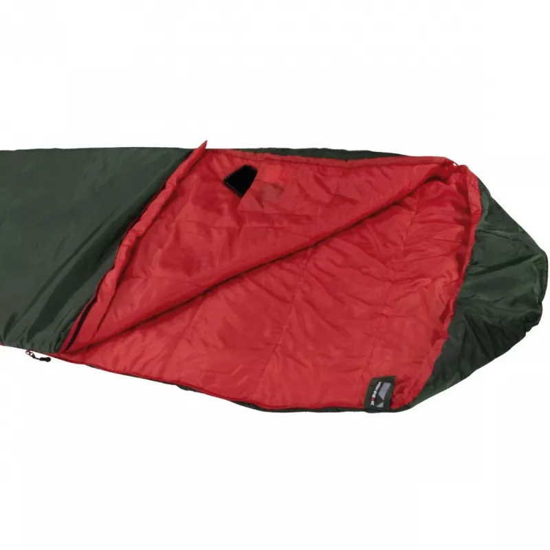 High Peak Lite Pak 800 Schlafsack (Grün/Rot)