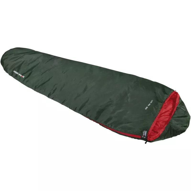 High Peak Lite Pak 800 Schlafsack (Grün/Rot)