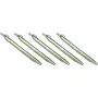 High Peak Stahl-Hering mit Haken, 6 Stück (24 cm)