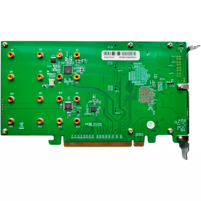 HighPoint SSD7505 PCIe 4.0 NVMe RAID Controller - 5x M.2 SSD, bis zu 28.000 MB/s