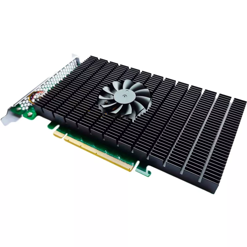 HighPoint SSD7505 PCIe 4.0 NVMe RAID Controller - 5x M.2 SSD, bis zu 28.000 MB/s