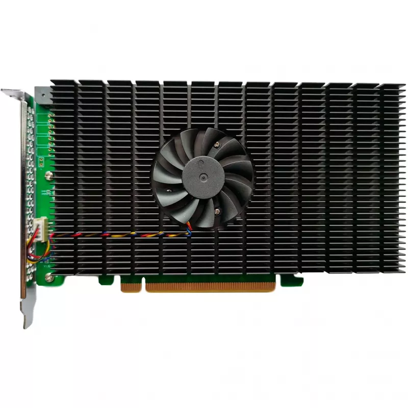 HighPoint SSD7505 PCIe 4.0 NVMe RAID Controller - 5x M.2 SSD, bis zu 28.000 MB/s