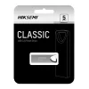 HIKSEMI Classic 128GB USB 3.0 Flash-Laufwerk, USB-A, Zinklegierung, ohne Kappe, Silber, bis zu 100 MB/s Lesen