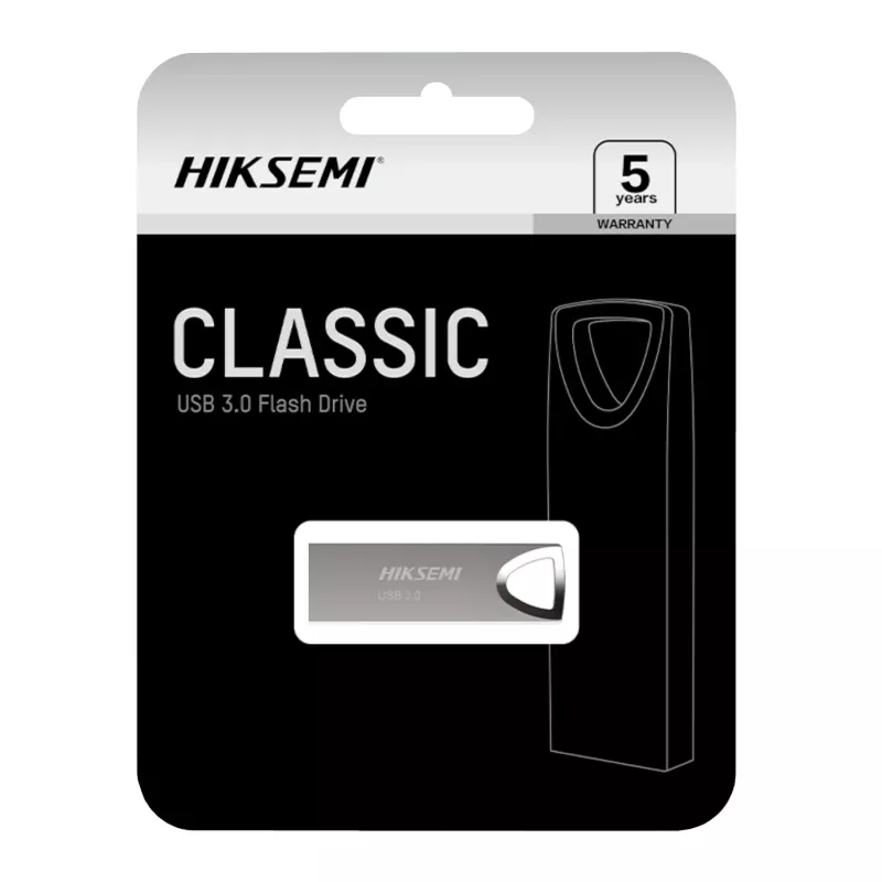 HIKSEMI Classic 32GB USB 3.0 Flash-Laufwerk – Zinklegierung, 100 MB/s Lesen, ohne Kappe