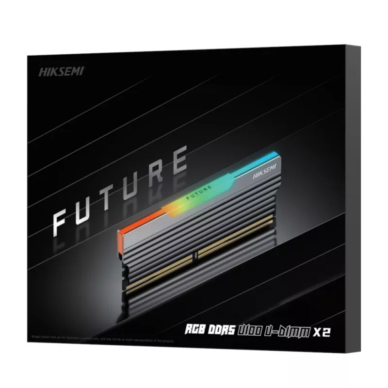 HIKSEMI Future RGB 32GB (2x16GB) 6000MHz DDR5 UDIMM Arbeitsspeicher-Kit, CL30, Schwarz