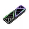 Hiksemi M.2 SSD Kühler Heatsink MH1 - Aluminiumlegierung passiver Kühler mit Kupfer-Heatpipe für NVMe 2280, Schwarz