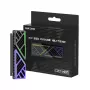 Hiksemi M.2 SSD Kühler Heatsink MH1 - Aluminiumlegierung passiver Kühler mit Kupfer-Heatpipe für NVMe 2280, Schwarz