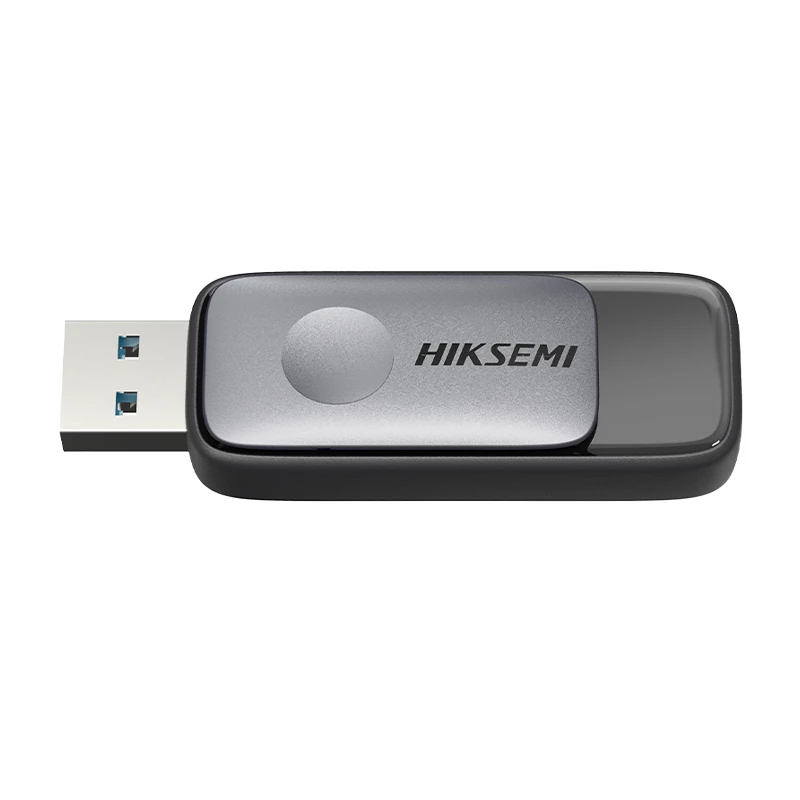 HIKSEMI Pully 128GB USB 3.2 Gen 1 Flash-Laufwerk, einziehbar ohne Kappe, Schwarz