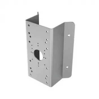 Hikvision DS-1276ZJ-SUS Eckhalterung für Dome-Kameras, Edelstahl, Innen-/Außenbereich, Weiß/Silber