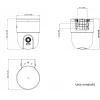 Hikvision DS-2CD1F47G3H-LIUF/SX 4MP Fixed Dome Netzwerkkamera mit eingebautem Mikrofon, 2,8-mm-Objektiv, IP67, IK10, PoE