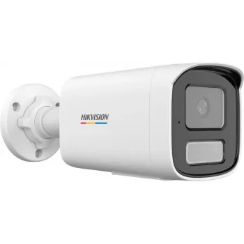 Hikvision DS-2CD1T47G3-LIU(2.8mm) 4MP ColorVu Lite Bullet IP Kamera mit Weißlicht, eingebautem Mikrofon, H.265+, IP67, PoE