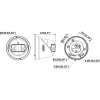 Hikvision DS-2CD23167G3P-LIS2UY/SL(180°) Panoramische IP-Kamera - 16MP ColorVu AcuSense 3.0 mit 2,8-mm-Objektiv