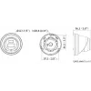 Hikvision DS-2CD2343G2-LI2U(2.8mm) 4MP Turret IP Kamera, Live-Guard, AcuSense, Schwarz