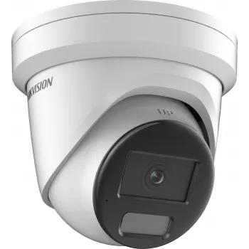 Hikvision DS-2CD2346G2H-IU(2.8MM)(EF)/PL DarkFighter AcuSense 4MP IP Turret Camera, 2.8mm, eingebautes Mikrofon, PoE