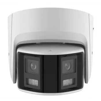 Hikvision DS-2CD2346G2P-ISU/SL 4 MP AcuSense Turret Netzwerkkamera mit Blitzlicht und Audio-Alarm, 2,8-mm-Objektiv, IP67, PoE