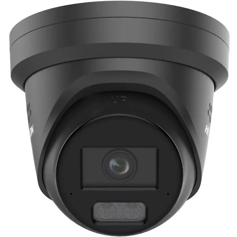 Hikvision DS-2CD2347G3-LIS2UY/SL 2.8mm Schwarz 4MP ColorVu Turret IP Kamera mit AcuSense