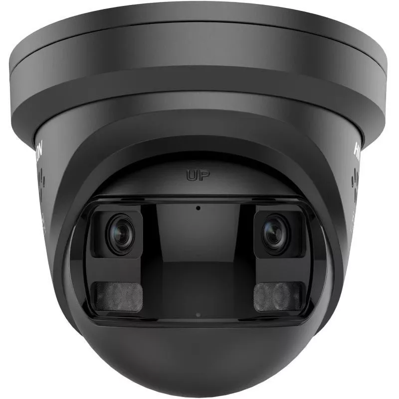 Hikvision DS-2CD2363G2P-LISU/SL 180° Panorama-AcuSense-Netzwerkkamera, 2×4mm Objektiv, 3840×1080, Schwarz DS-2CD2363G2P-LISU/SL(180°)(O-STD)/BLACK