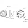 Hikvision DS-2CD2386G2H-IS2U/SL 2,8mm EF PL 8MP Turret IP Kamera mit AcuSense und Active Deterrence