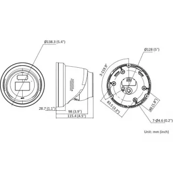 Hikvision DS-2CD2386G2H-IS2U/SL 2.8mm EF PL 8MP Turret IP Kamera mit AcuSense und Active Deterrence