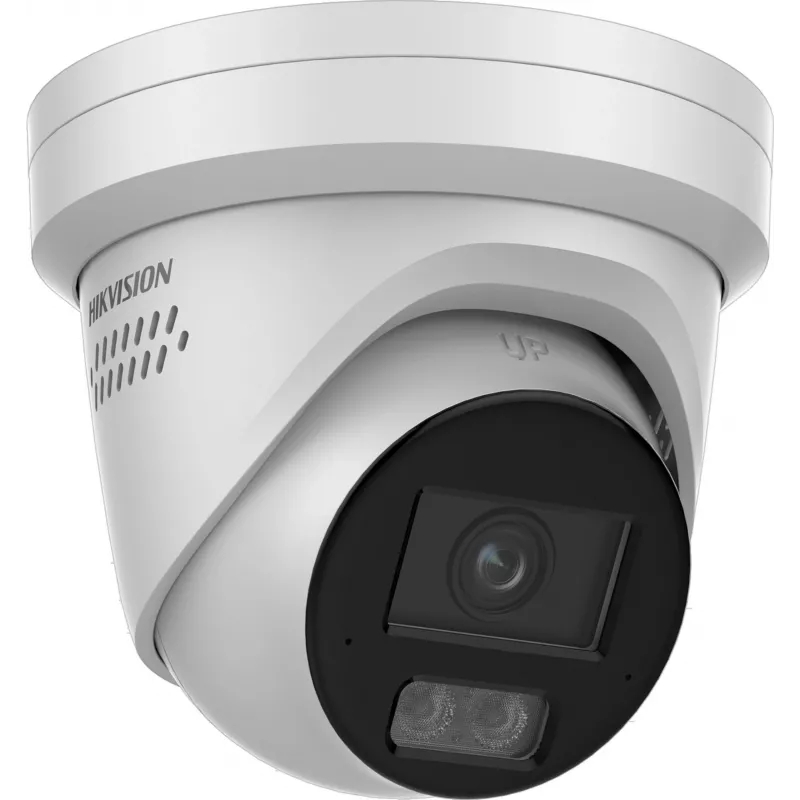 Hikvision DS-2CD2387G3-LIS2UY/SRB 8MP Außen-Turret-Kamera mit AcuSense, 2.8mm Objektiv, Zwei-Wege-Audio, IP67, PoE