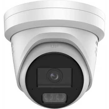Hikvision DS-2CD2387G3-LIS2UY/SRB 8MP Außen-Turret-Kamera mit AcuSense, 2.8mm Objektiv, Zwei-Wege-Audio, IP67, PoE