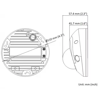 Hikvision DS-2CD2543G2-IWS 4MP AcuSense Wi-Fi IR Dome Kamera (2.8mm)