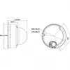 Hikvision DS-2CD2743G2-LIZS2U 4MP AcuSense Motorisierte Varifokal-Dome-IP-Kamera, 2,8-12 mm, Schwarz, PoE/12 VDC