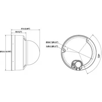 Hikvision DS-2CD2743G2-LIZS2U 4MP AcuSense Motorisierte Varifokal-Dome-IP-Kamera, 2,8-12 mm, Schwarz, PoE/12 VDC