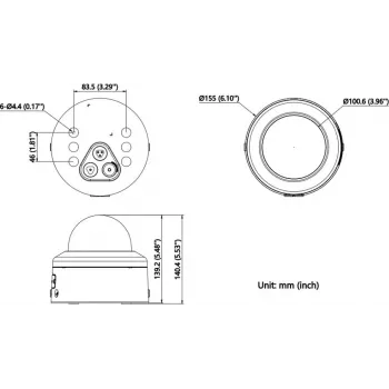 Hikvision DS-2CD2766G3-IPTRZSY (2.8-12mm) Schwarz 6MP AcuSense IP Bullet Kamera, H.265+, PoE, 40m IR, IP67/IK10