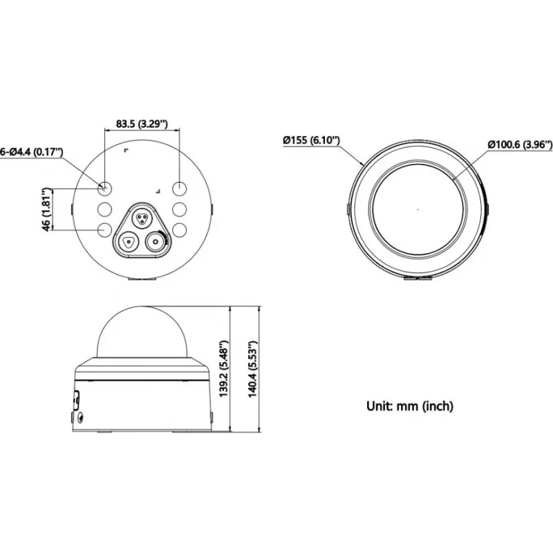 Hikvision DS-2CD2766G3-IPTRZSY (2.8-12mm) Schwarz 6MP AcuSense IP Bullet Kamera, H.265+, PoE, 40m IR, IP67/IK10