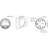 Hikvision DS-2CD2H46G2-IZS(2.8-12mm)(C)(Black) 4MP AcuSense Motorisierte Varifokal IP Dome Kamera