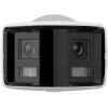 Hikvision DS-2CD2T46G2P-ISU/SL(2.8MM)(C) 4MP Panoramic AcuSense IP-Kamera, 2x 2,8mm, 180° Sichtfeld, IP67, PoE