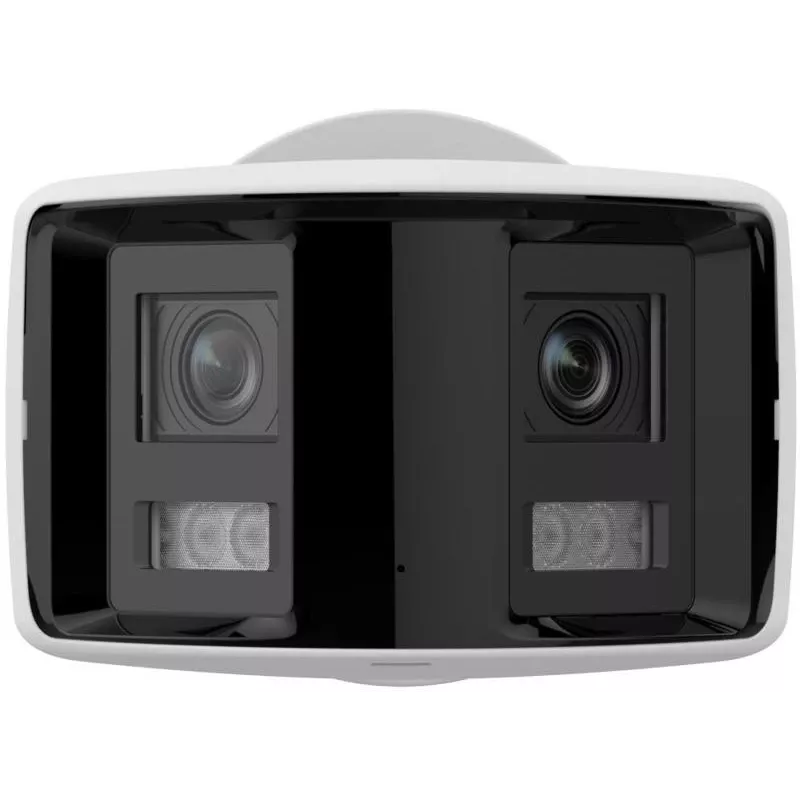 Hikvision DS-2CD2T46G2P-ISU/SL(2.8MM)(C) 4MP Panoramic AcuSense IP-Kamera, 2x 2,8mm, 180° Sichtfeld, IP67, PoE