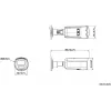 Hikvision DS-2CD2T83G2-4LI 4mm Bullet IP Kamera 8MP AcuSense Hybrid Light
