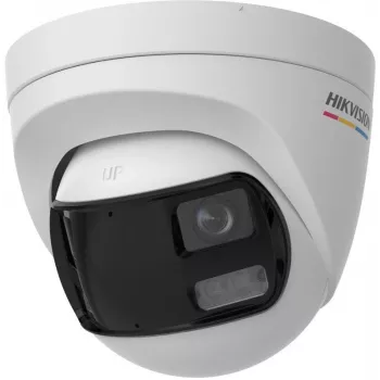 Hikvision DS-2CE72KF3TP-DLS(180°) 3K Turret CCTV Kamera mit 2,8 mm Objektiv, 100° Sichtfeld, Weißlicht, IP67, 12 VDC